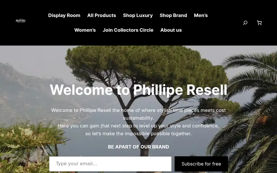 Screenshot of philliperesell.shop