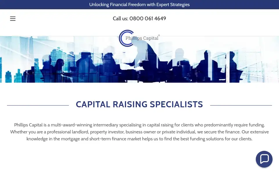Screenshot of phillipscapitalgroup.co.uk