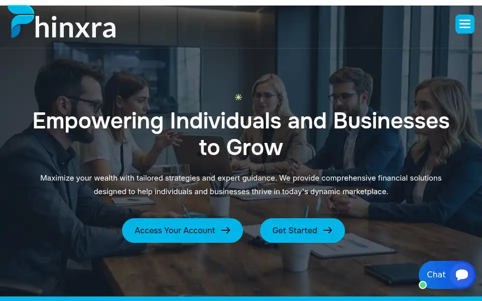 Screenshot of phinxra.org