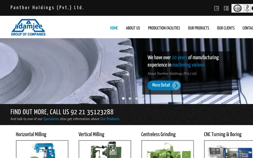 Screenshot of phlengineering.com