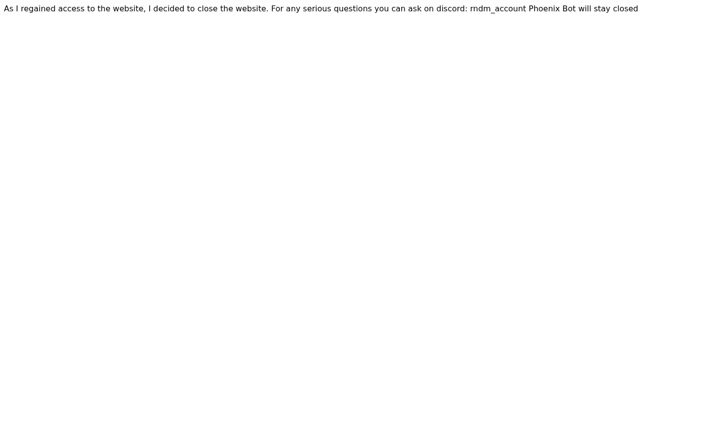 Screenshot of phoenixbot.eu
