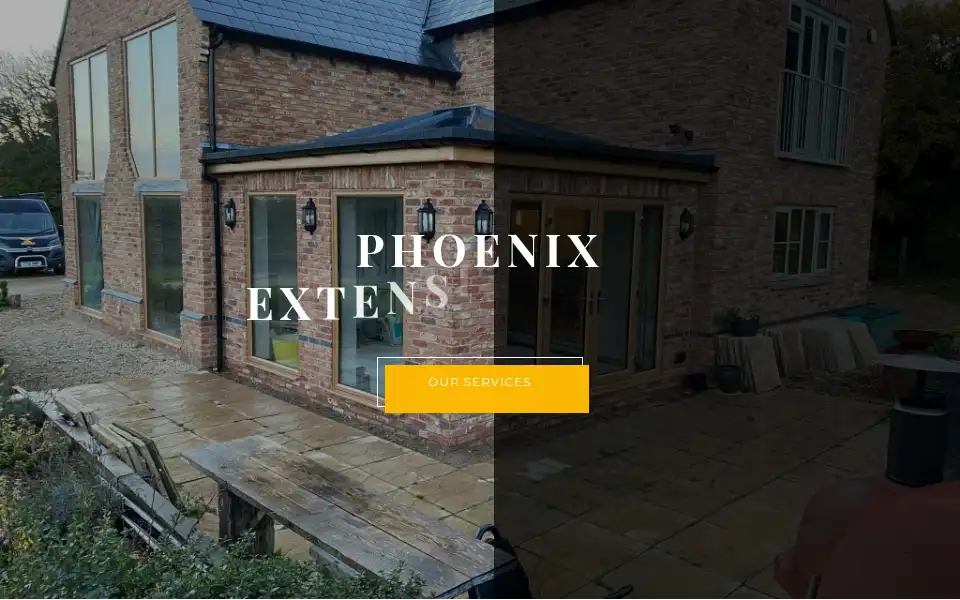 Screenshot of phoenixextensions.co.uk