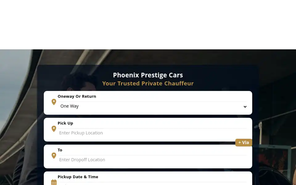 Screenshot of phoenixprestigecars.com