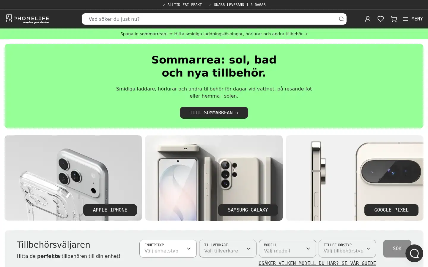 Screenshot of phonelife.se