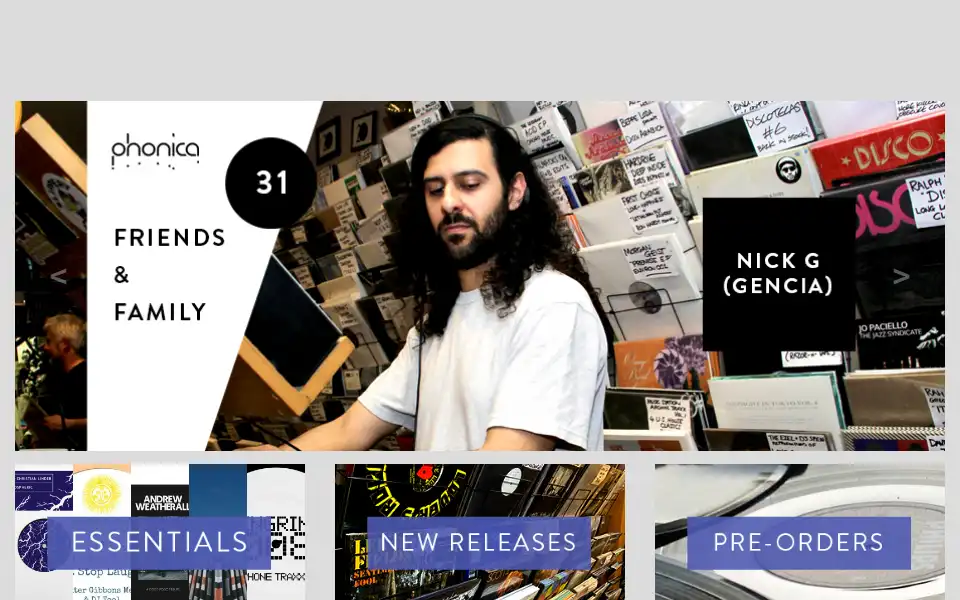 Screenshot of phonicarecords.com