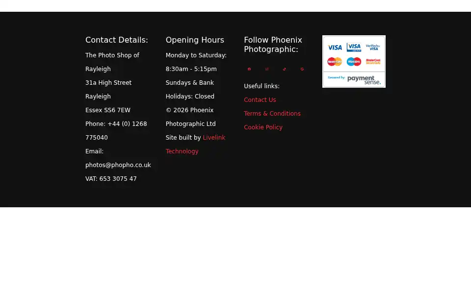 Screenshot of phopho.co.uk