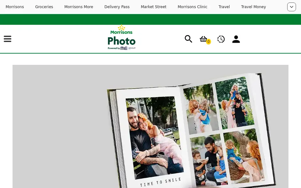Screenshot of photo.morrisons.com