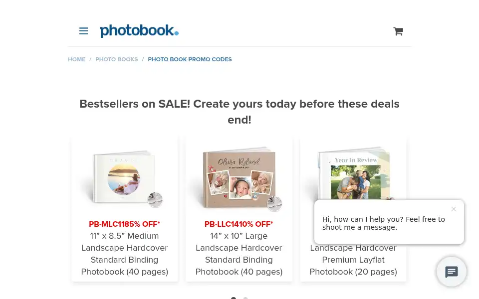 Screenshot of photobookphilippines.com