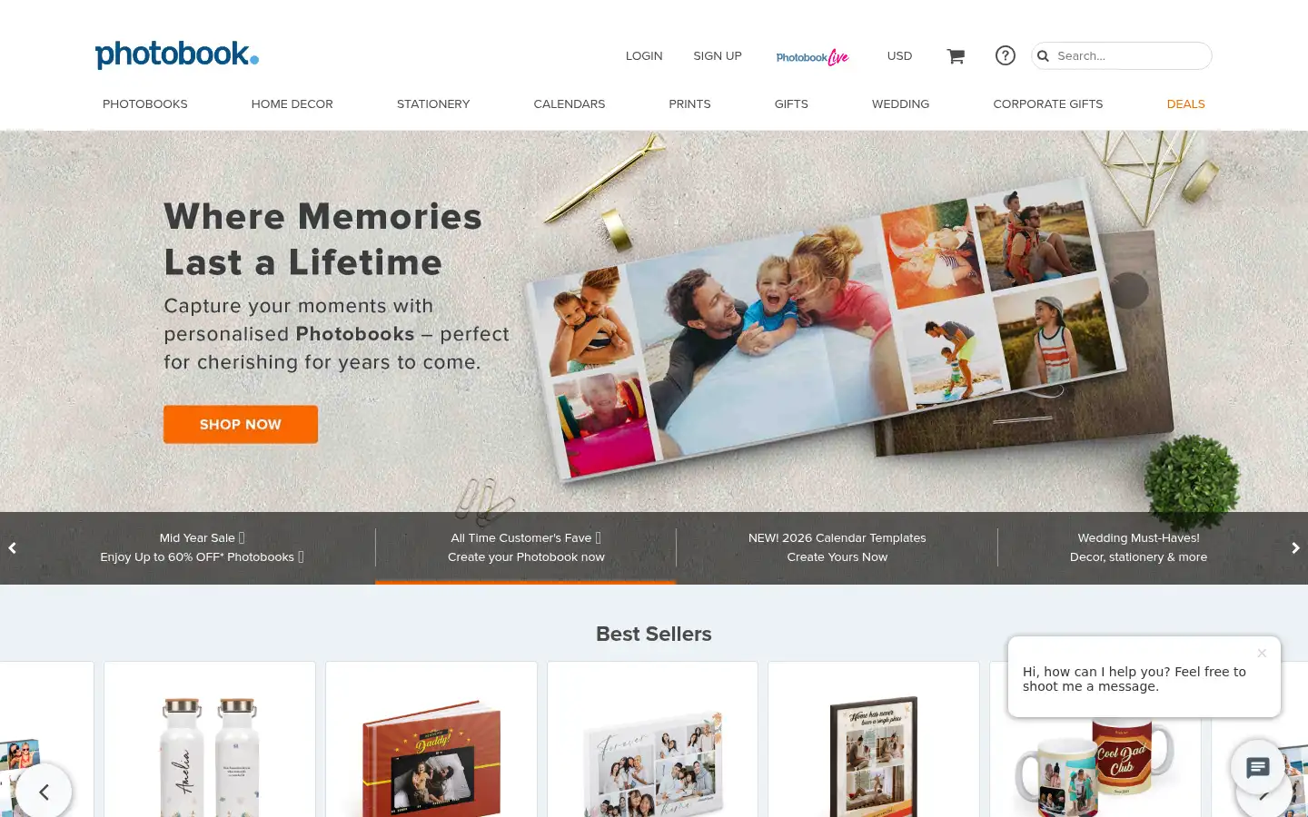 Screenshot of photobookworldwide.com