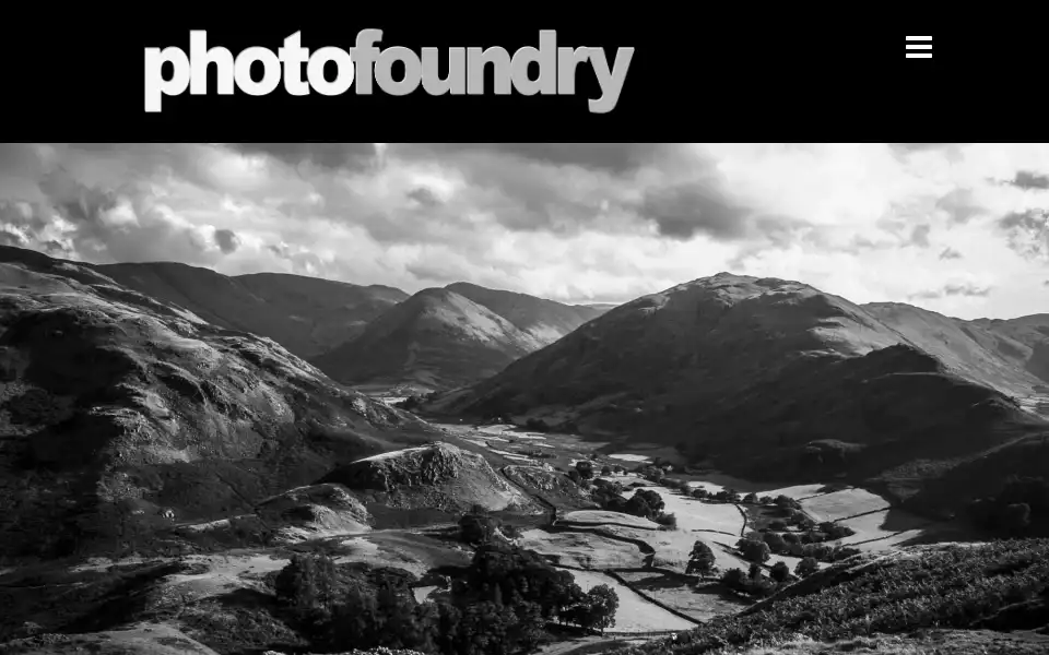 Screenshot of photofoundry.co.uk