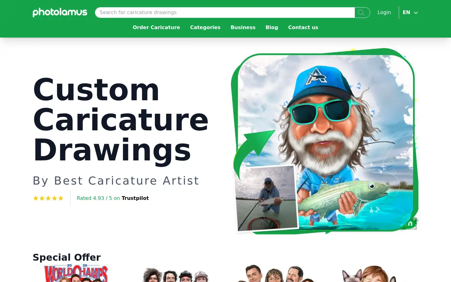 Screenshot of photolamus.com