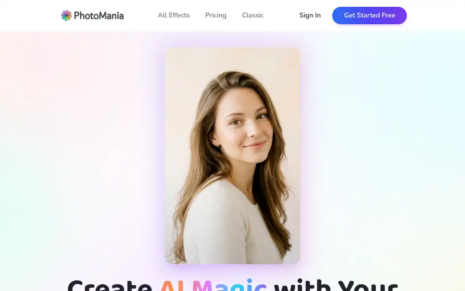 Screenshot of photomania.net