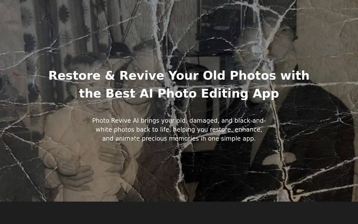 Screenshot of photoreviveai.com