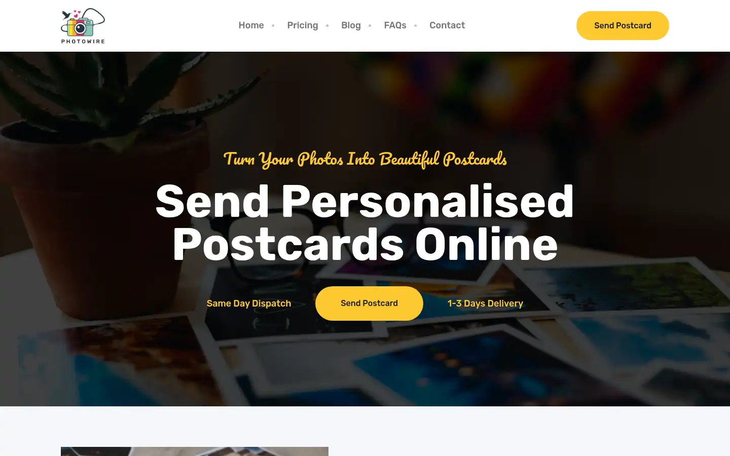 Screenshot of photowire.uk