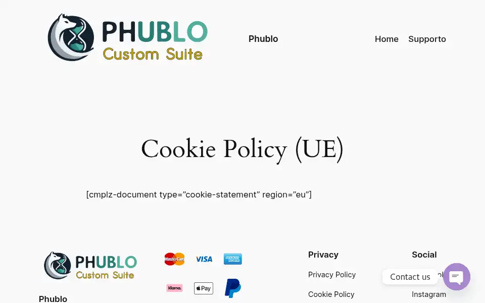 Screenshot of phublo.com