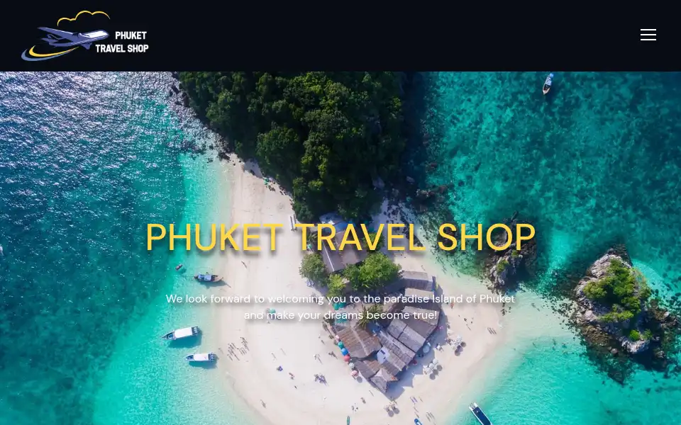 Screenshot of phukettravelshop.com