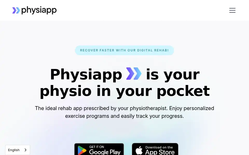 Screenshot of physiapp.com