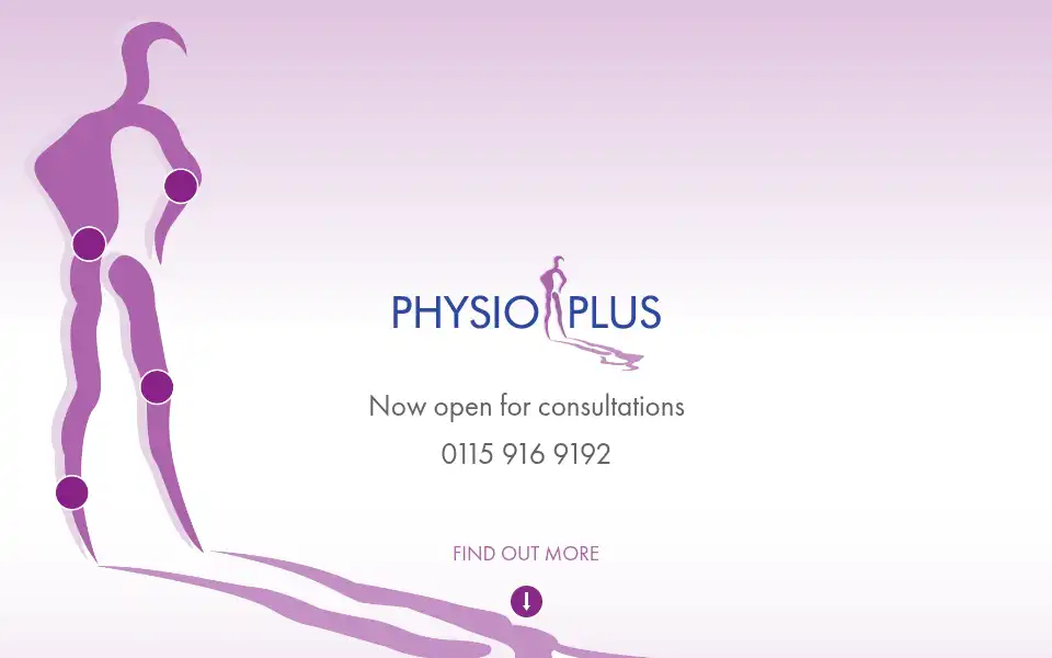 Screenshot of physioplusnottingham.co.uk