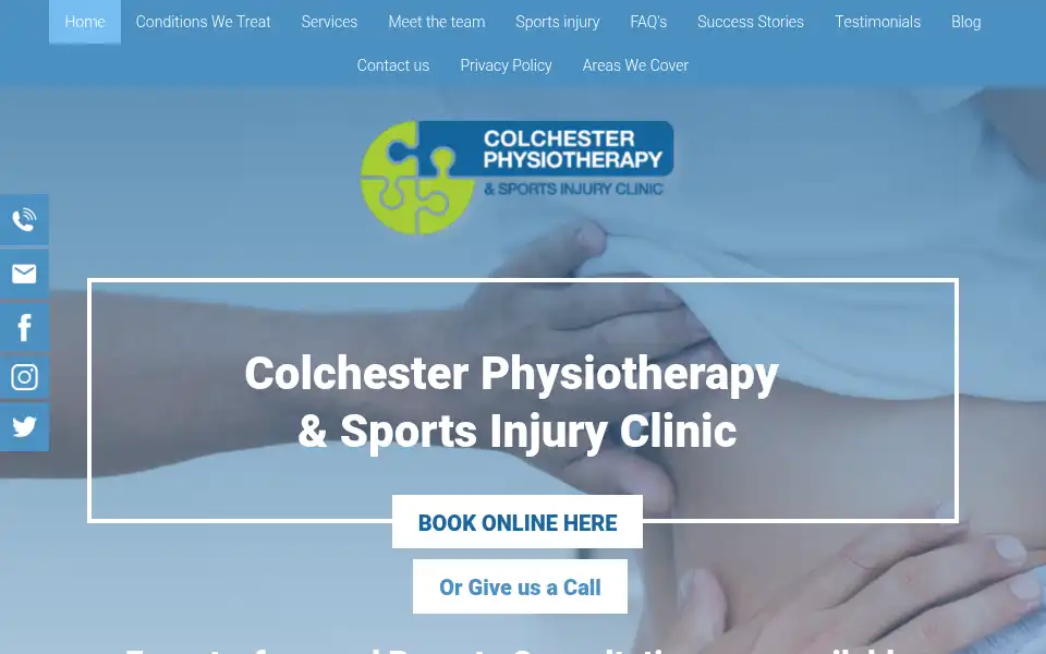 Screenshot of physioreallyhelps.com
