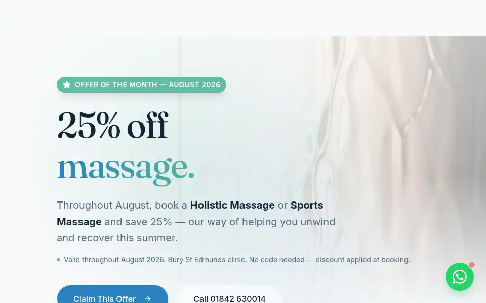 Screenshot of physiowork.co.uk