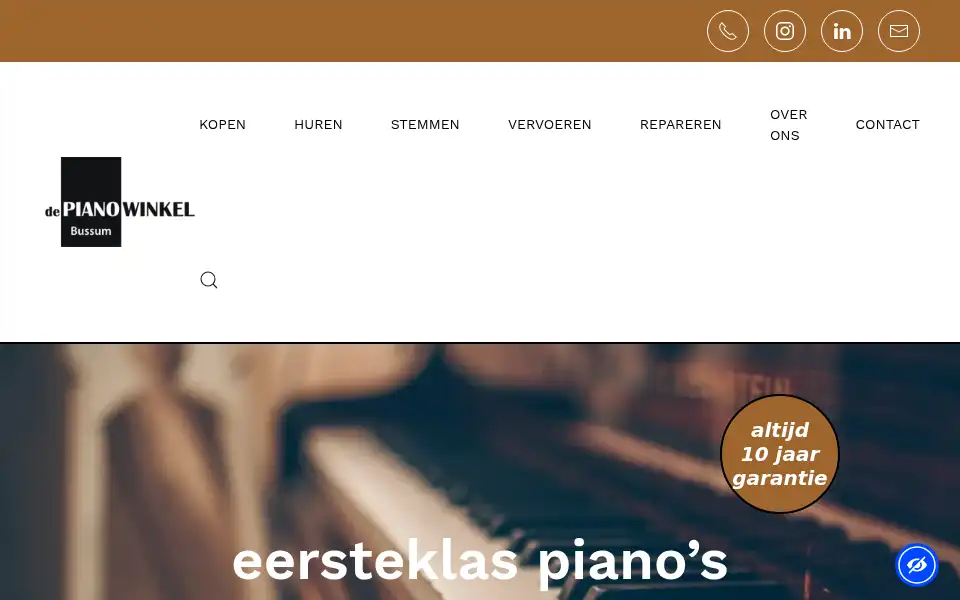 Screenshot of pianowinkel.nl
