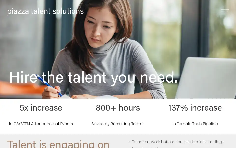 Screenshot of piazza.com