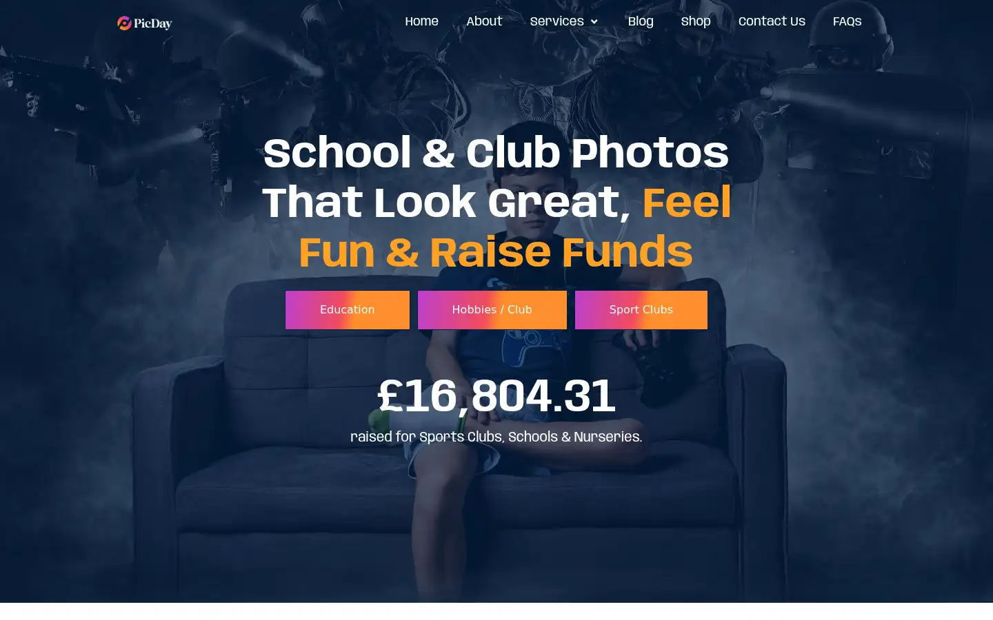 Screenshot of picday.co.uk