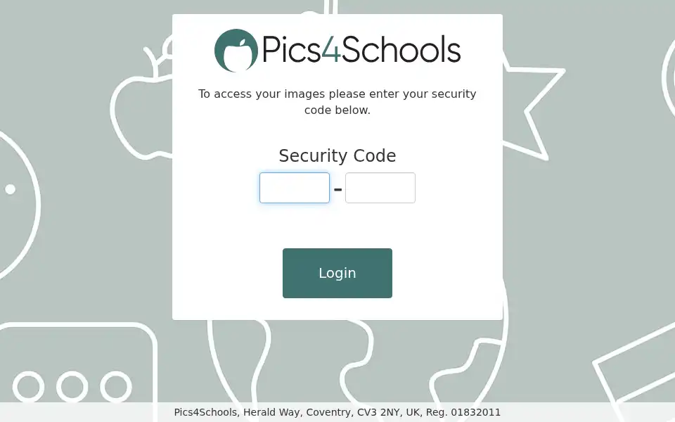 Screenshot of pics4schools.com