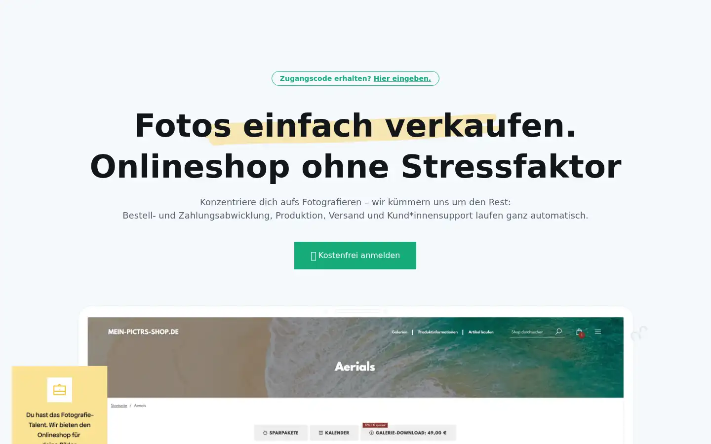 Screenshot of pictrs.com
