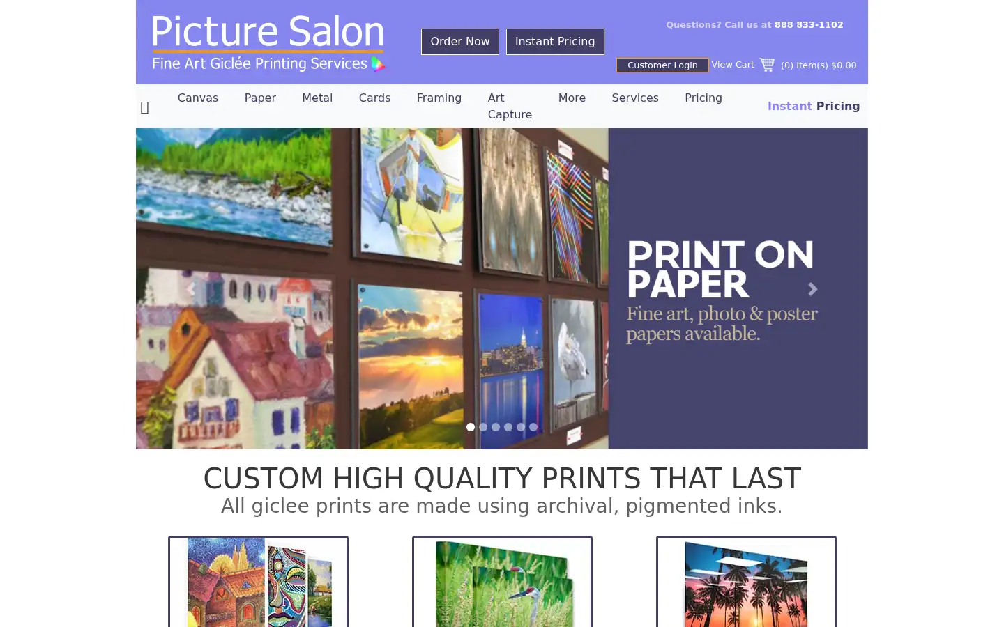 Screenshot of picturesalon.com