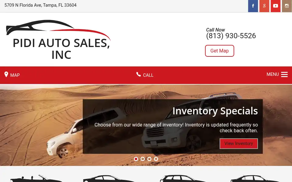 Screenshot of pidiautosalesinc.com