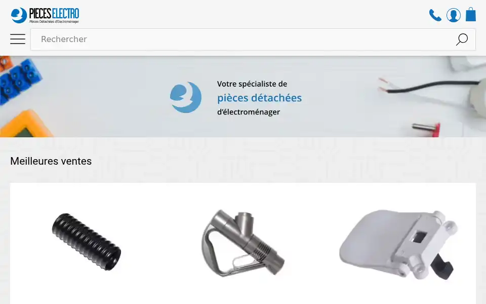 Screenshot of pieces-electro.com