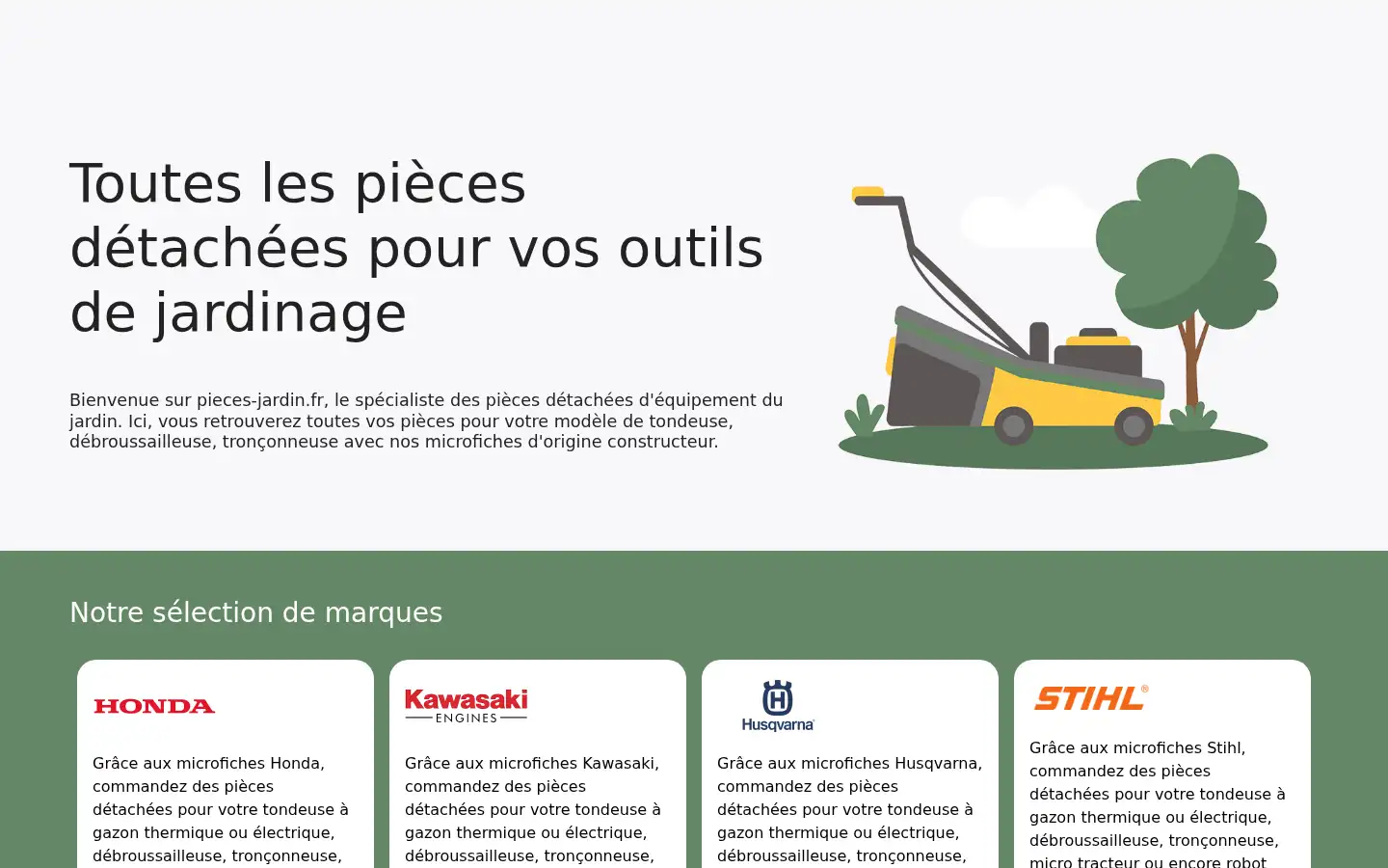 Screenshot of pieces-jardin.fr