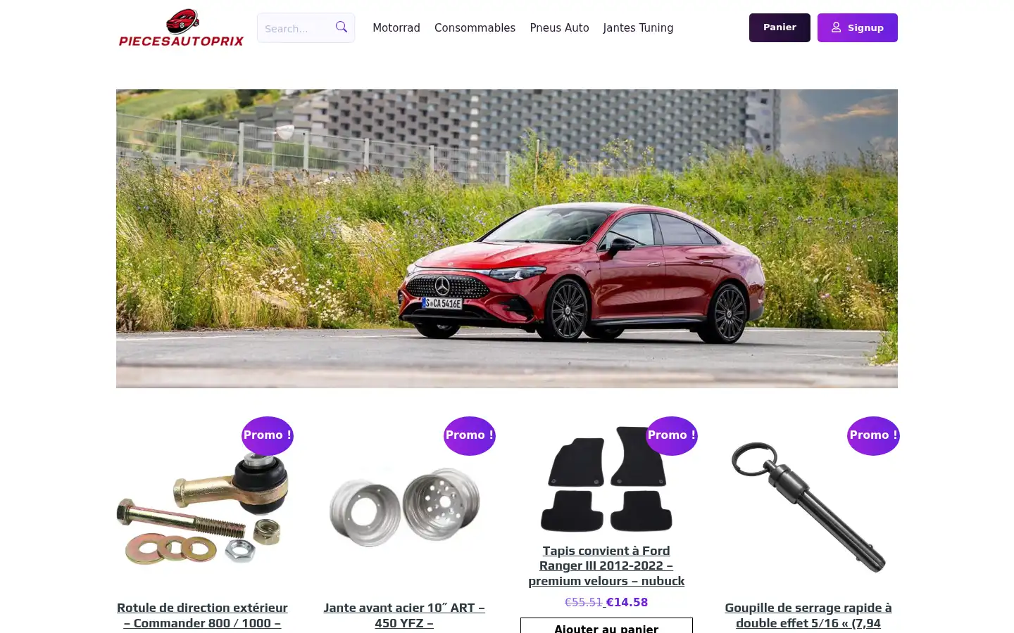 Screenshot of piecesautoprix.shop