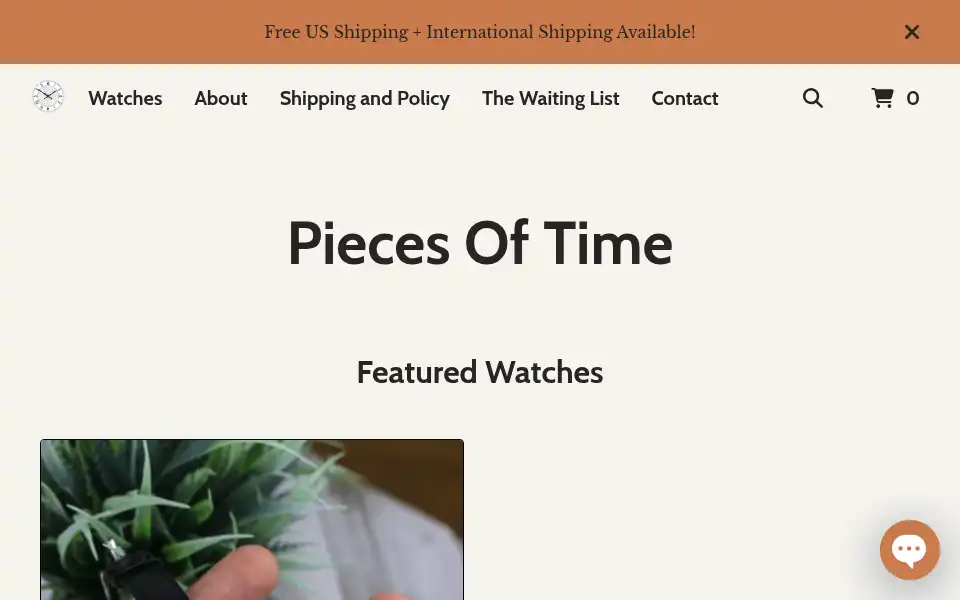 Screenshot of piecesoftimevintage.com