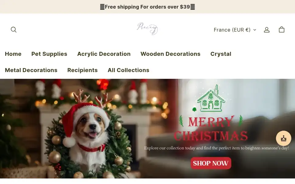 Screenshot of piecesy.com