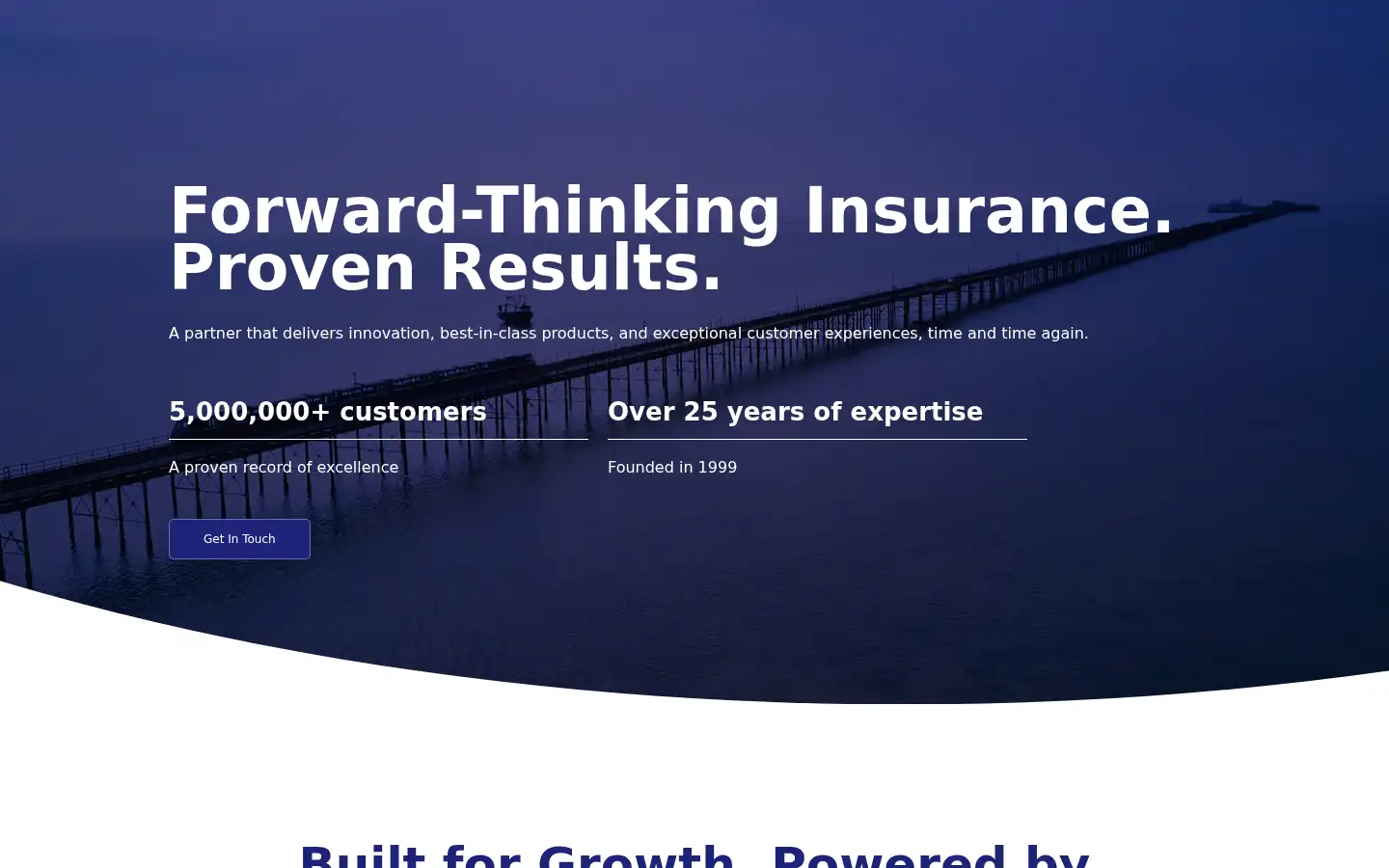 Screenshot of pierinsurance.com
