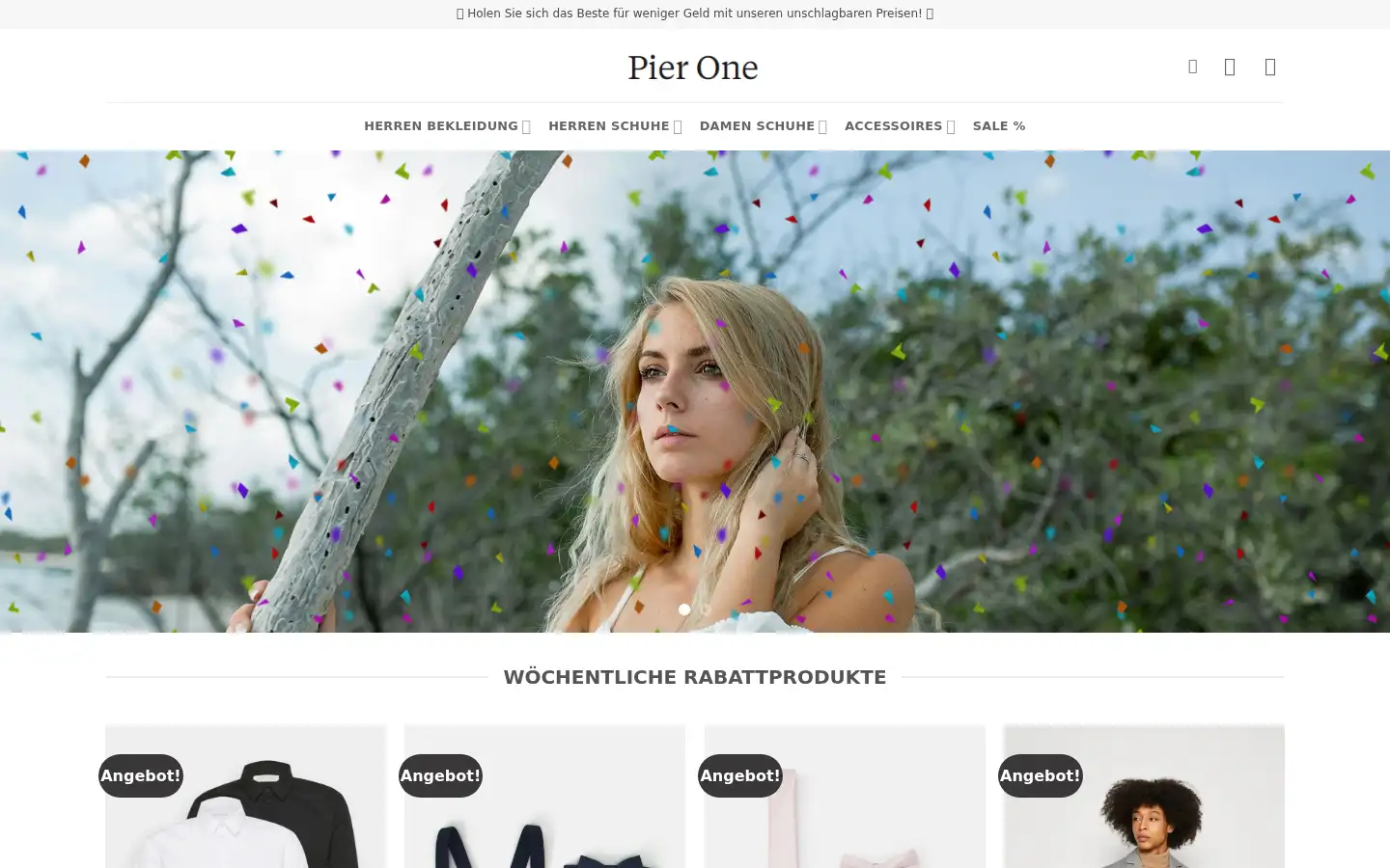 Screenshot of pierone-de.com