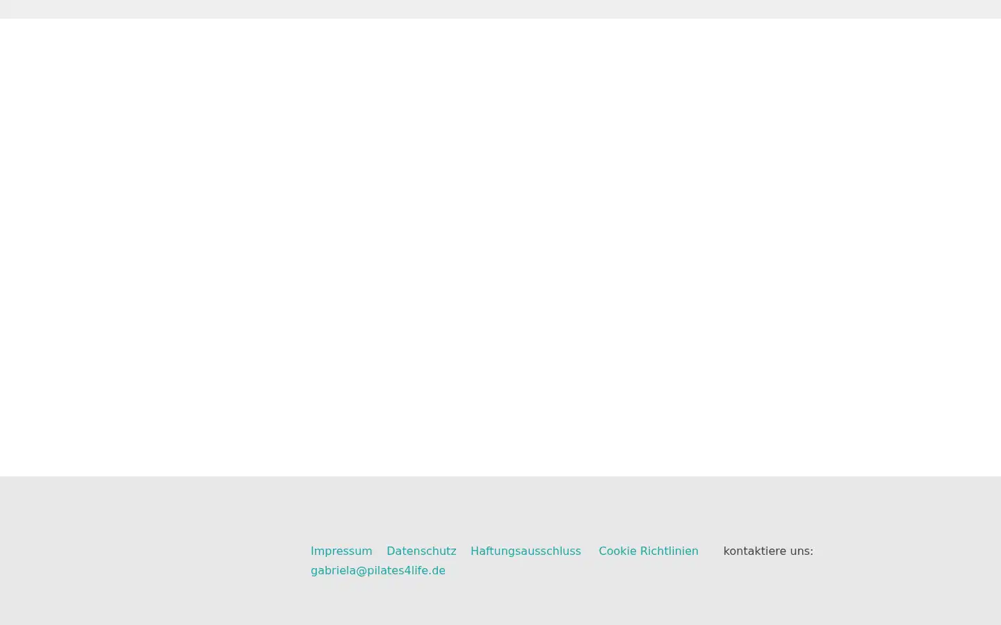Screenshot of pilates4life.de