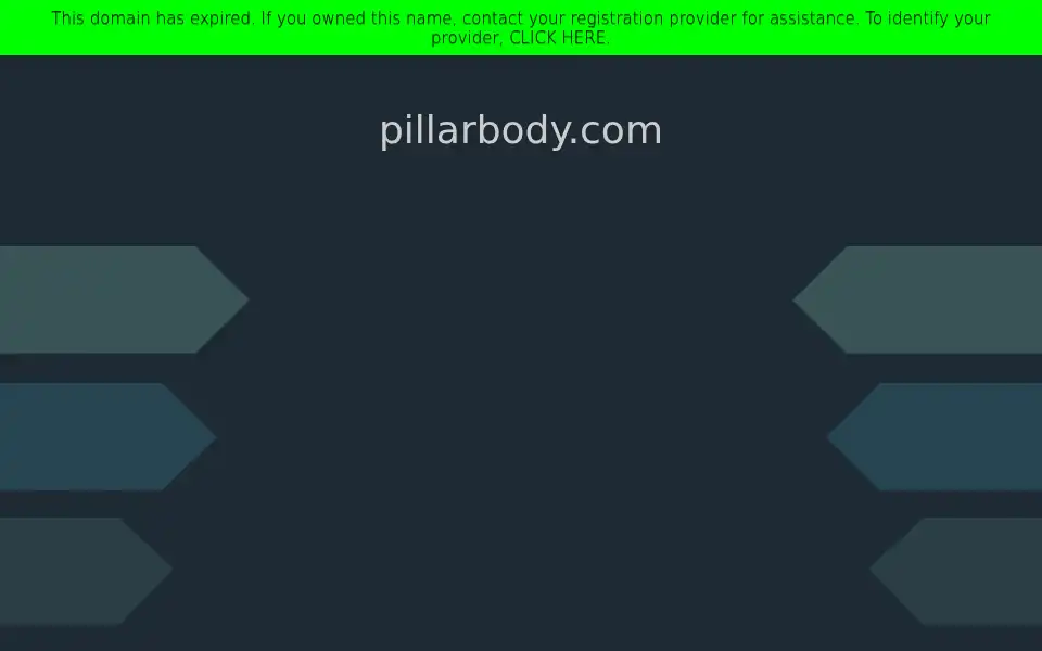 Screenshot of pillarbody.com