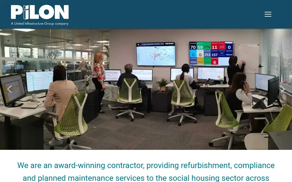 Screenshot of pilon.co.uk