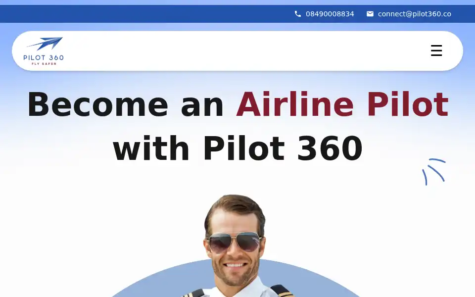 Screenshot of pilot360.co