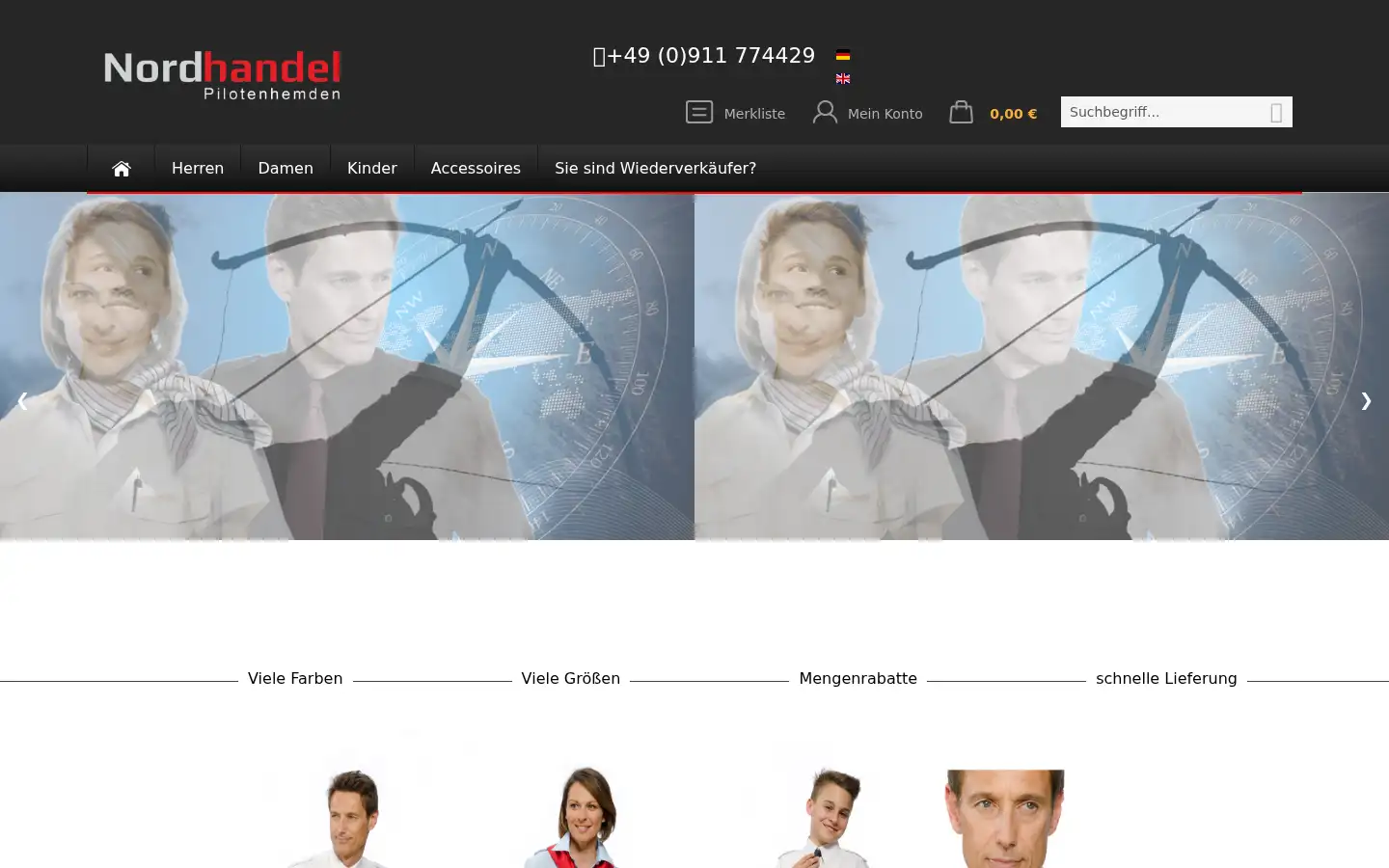 Screenshot of pilotenhemden-shop.de