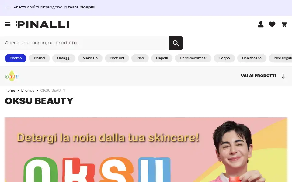 Screenshot of pinalli.it
