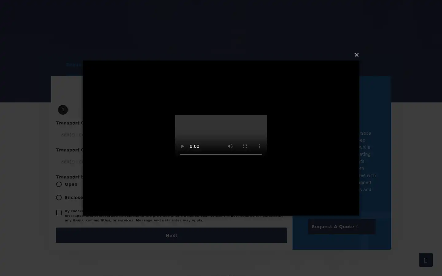 Screenshot of pinecarrier.com