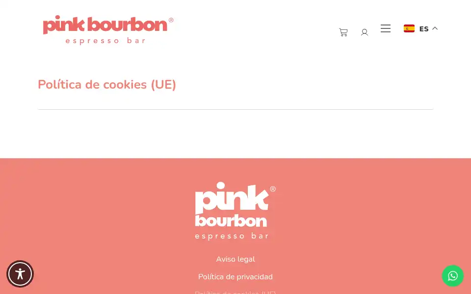 Screenshot of pinkbourbon.coffee