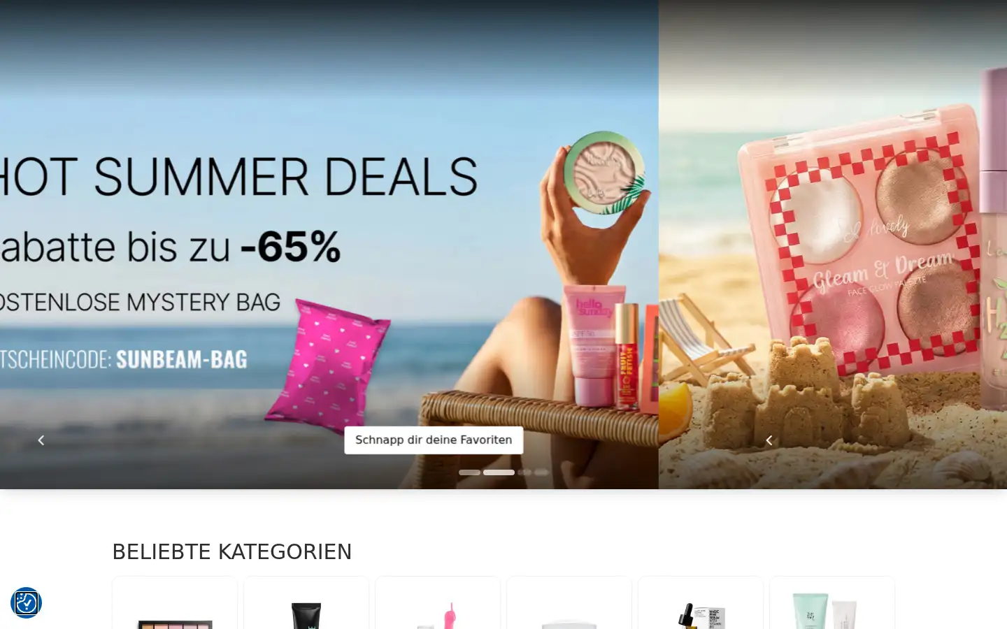 Screenshot of pinkpanda.de