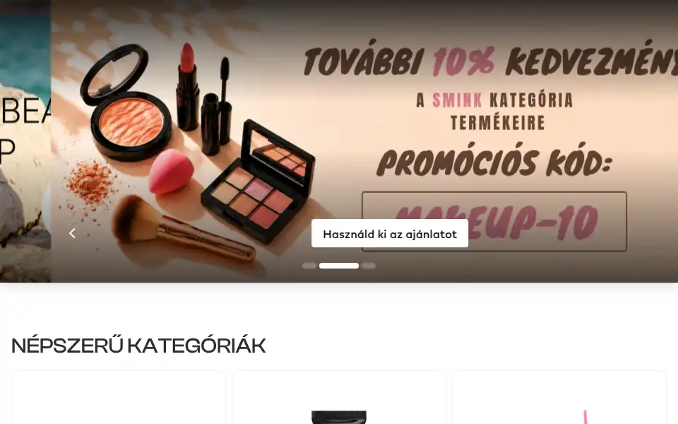 Screenshot of pinkpanda.hu