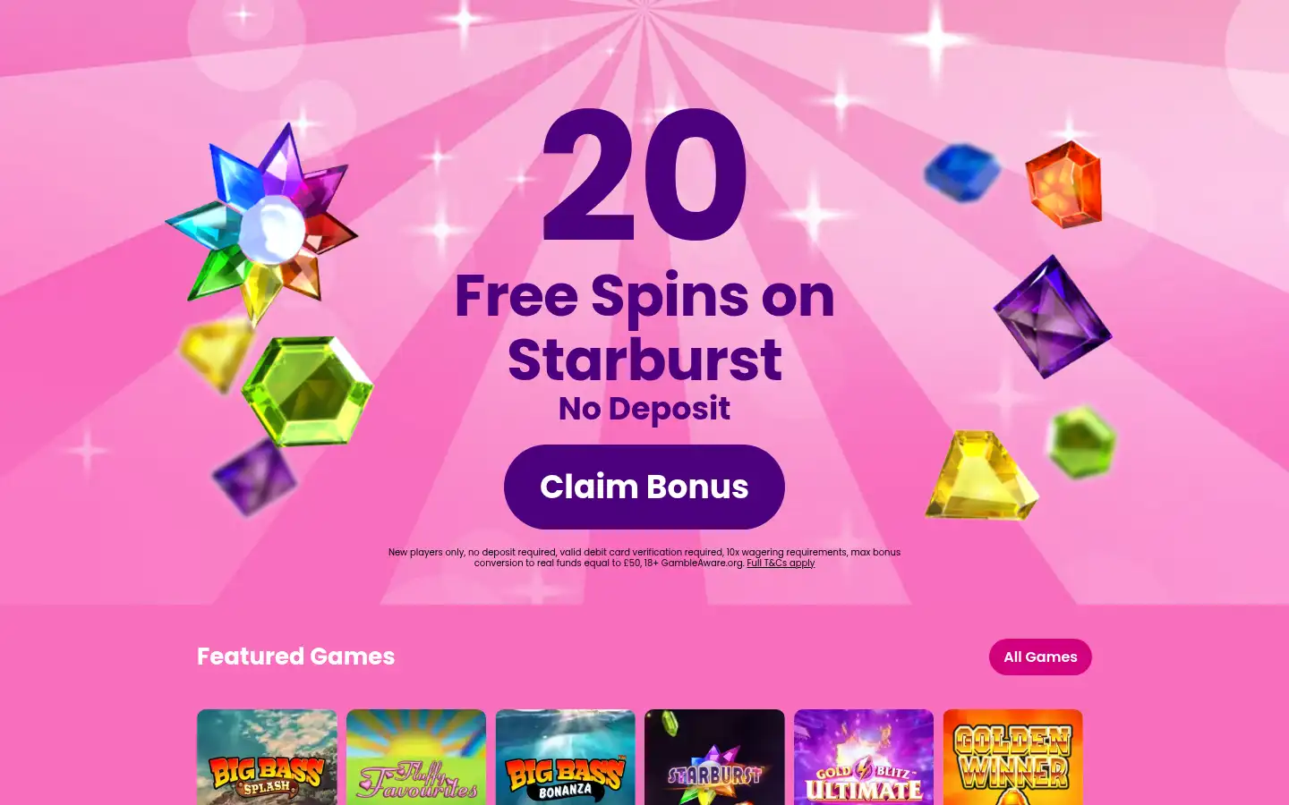 Screenshot of pinkriches.co.uk