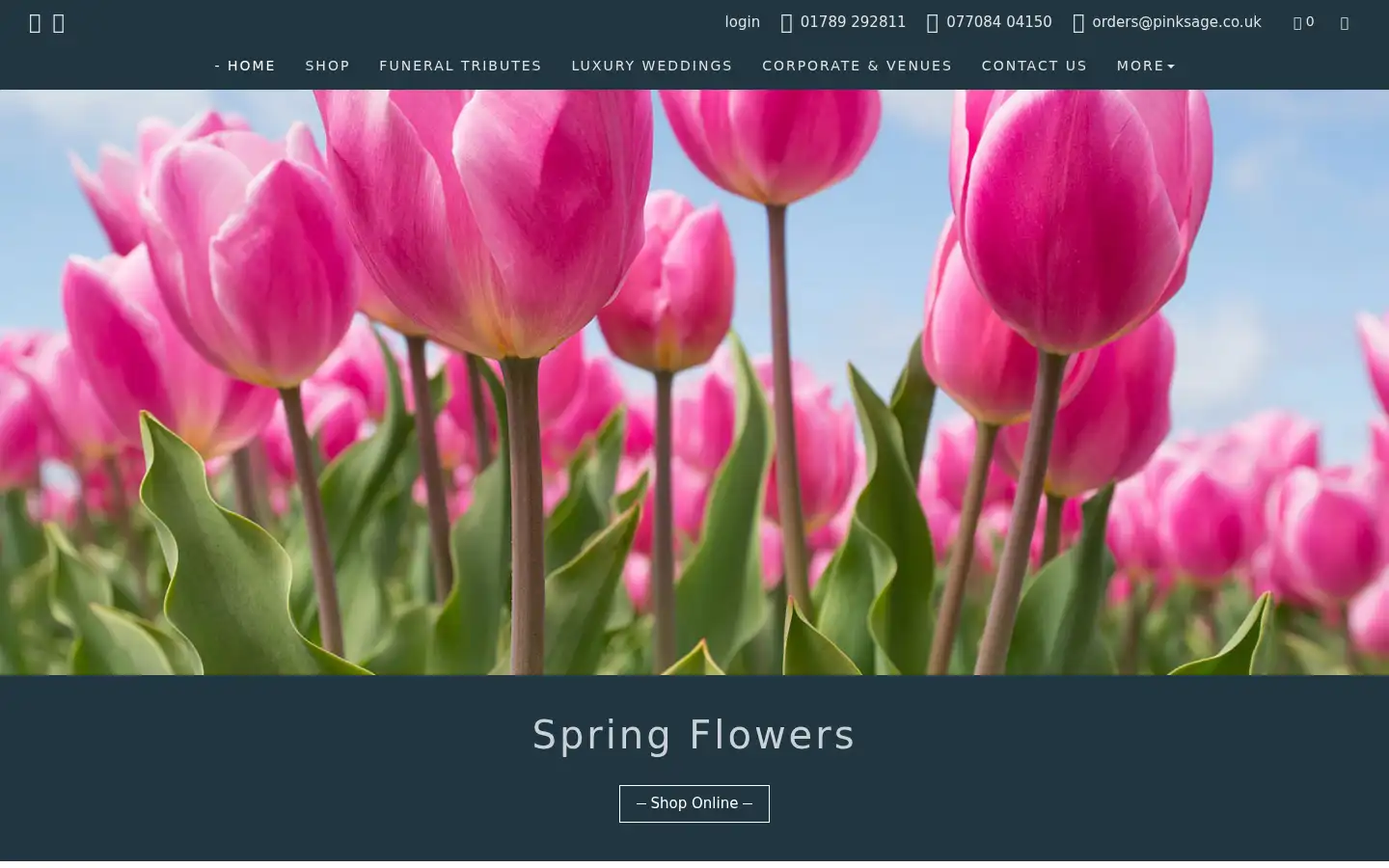 Screenshot of pinksage.co.uk